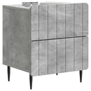 vidaXL Éjjeliszekrény 2 pcs Betonszürke 43 x 34,5 x 49,5 cm Szerelt Fa