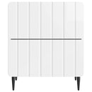 vidaXL Éjjeliszekrény 2 db Magasfényű Fehér 43 x 34,5 x 49,5 cm