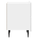 vidaXL Éjjeliszekrény 2 db Magasfényű Fehér 43 x 34,5 x 49,5 cm