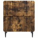 vidaXL Éjjeliszekrény Füstös Tölgy 43 x 34,5 x 49,5 cm Szerelt Fa