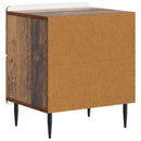 vidaXL Éjjeliszekrény 2 db Antik Fa 43 x 34,5 x 49,5 cm Szerelt Fa