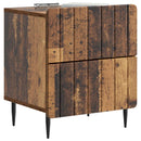 vidaXL Éjjeliszekrény 2 db Antik Fa 43 x 34,5 x 49,5 cm Szerelt Fa