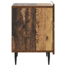 vidaXL Éjjeliszekrény 2 db Antik Fa 43 x 34,5 x 49,5 cm Szerelt Fa
