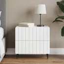vidaXL Éjjeliszekrény fiókkal Fehér 62 x 34,5 x 49,5 cm Szerelt Fa