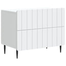 vidaXL Éjjeliszekrény fiókkal Fehér 62 x 34,5 x 49,5 cm Szerelt Fa