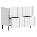 vidaXL Éjjeliszekrény fiókkal Fehér 62 x 34,5 x 49,5 cm Szerelt Fa