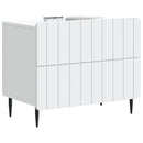 vidaXL Éjjeliszekrény fiókkal Fehér 62 x 34,5 x 49,5 cm Szerelt Fa