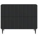 vidaXL Éjjeliszekrény fiókkal Fekete 62 x 34,5 x 49,5 cm Szerelt Fa