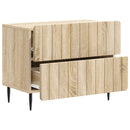 vidaXL Éjjeliszekrény Sonoma Tölgy 62 x 34,5 x 49,5 cm Szerelt Fa