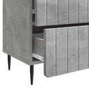 vidaXL Éjjeliszekrény Betonszürke 62 x 34,5 x 49,5 cm Szerelt Fa