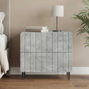 vidaXL Éjjeliszekrény Betonszürke 62 x 34,5 x 49,5 cm Szerelt Fa