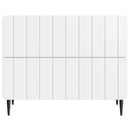 vidaXL Éjjeliszekrény Magasfényű Fehér 62 x 34,5 x 49,5 cm Szerelt Fa
