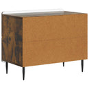 vidaXL Éjjeliszekrény Füstös Tölgy 62 x 34,5 x 49,5 cm Szerelt Fa