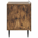 vidaXL Éjjeliszekrény Füstös Tölgy 62 x 34,5 x 49,5 cm Szerelt Fa