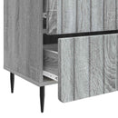 vidaXL Éjjeliszekrény Szürke Sonoma 62 x 34,5 x 49,5 cm Szerelt Fa