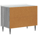 vidaXL Éjjeliszekrény Szürke Sonoma 62 x 34,5 x 49,5 cm Szerelt Fa