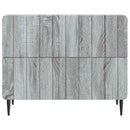 vidaXL Éjjeliszekrény Szürke Sonoma 62 x 34,5 x 49,5 cm Szerelt Fa