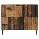 vidaXL Éjjeliszekrény fiókkal Antik Fa 62 x 34,5 x 49,5 cm Szerelt Fa