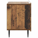 vidaXL Éjjeliszekrény fiókkal Antik Fa 62 x 34,5 x 49,5 cm Szerelt Fa