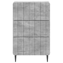 vidaXL Éjjeliszekrény fiókkal Betonszürke 43x 41 x 68 cm Szerelt Fa