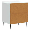 vidaXL Éjjeliszekrény 2 db Fehér 43 x 34,5 x 52 cm Szerelt Fa