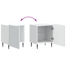 vidaXL Éjjeliszekrény 2 pcs Fehér 43 x 34,5 x 52 cm Szerelt Fa