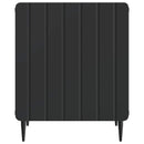 vidaXL Éjjeliszekrény 2 pcs Fekete 43 x 34,5 x 52 cm Szerelt Fa