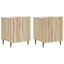 vidaXL Éjjeliszekrény 2 pcs Sonoma Tölgy 43 x 34,5 x 52 cm Szerelt Fa