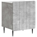 vidaXL Éjjeliszekrény Betonszürke 43 x 34,5 x 52 cm Szerelt Fa