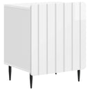 vidaXL Éjjeliszekrény 2 pcs Magasfényű Fehér 43 x 34,5 x 52 cm