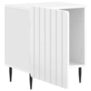 vidaXL Éjjeliszekrény 2 pcs Magasfényű Fehér 43 x 34,5 x 52 cm