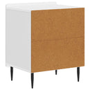vidaXL Éjjeliszekrény 2 pcs Magasfényű Fehér 43 x 34,5 x 52 cm