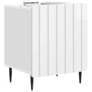 vidaXL Éjjeliszekrény 2 pcs Magasfényű Fehér 43 x 34,5 x 52 cm
