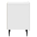 vidaXL Éjjeliszekrény 2 pcs Magasfényű Fehér 43 x 34,5 x 52 cm