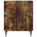 vidaXL Éjjeliszekrény 2 pcs Füstös Tölgy 43 x 34,5 x 52 cm Szerelt Fa