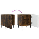 vidaXL Éjjeliszekrény 2 pcs Füstös Tölgy 43 x 34,5 x 52 cm Szerelt Fa