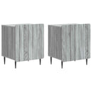 vidaXL Éjjeliszekrény 2 pcs Szürke Sonoma 43 x 34,5 x 52 cm Szerelt Fa
