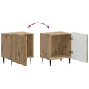 vidaXL Éjjeliszekrény 2 pcs Kézműves Tölgy 43 x 34,5 x 52 cm
