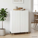 vidaXL Széf Fehér 66 x 34,5 x 92 cm Szerelt Fa