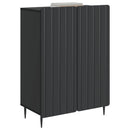 vidaXL Széf Fekete 66 x 34,5 x 92 cm Szerelt Fa