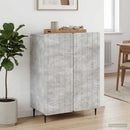 vidaXL Széf Betonszürke 66 x 34,5 x 92 cm Szerelt Fa