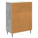 vidaXL Széf Betonszürke 66 x 34,5 x 92 cm Szerelt Fa