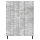 vidaXL Széf Betonszürke 66 x 34,5 x 92 cm Szerelt Fa