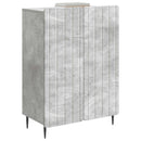 vidaXL Széf Betonszürke 66 x 34,5 x 92 cm Szerelt Fa