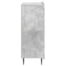 vidaXL Széf Betonszürke 66 x 34,5 x 92 cm Szerelt Fa