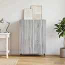 vidaXL Széf Szürke Sonoma 66 x 34,5 x 92 cm Szerelt Fa