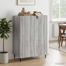 vidaXL Széf Szürke Sonoma 66 x 34,5 x 92 cm Szerelt Fa