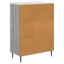 vidaXL Széf Szürke Sonoma 66 x 34,5 x 92 cm Szerelt Fa