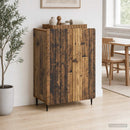 vidaXL Széf Antik Fa 66 x 34,5 x 92 cm Szerelt Fa