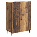 vidaXL Széf Antik Fa 66 x 34,5 x 92 cm Szerelt Fa